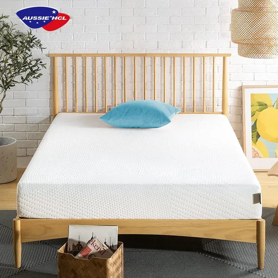 Двойной рулонный гелевый латексный матрас с эффектом памяти King Queen